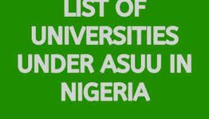 Universities That Are Under ASUU In Nigeria
